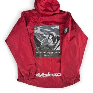 Valeza Lifestyle Selfless Thoughts Anime Graphic Windbreaker Hoodie